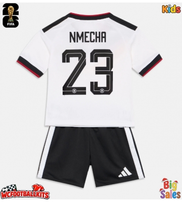 Germany Felix Nmecha #23 Replica Home Stadium Kit for Kids World Cup 2026 Short Sleeve (+ pants)